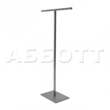 AST-21 Вешало металлическое, 1400*700 мм, основание МДФ платина (2 эл.)