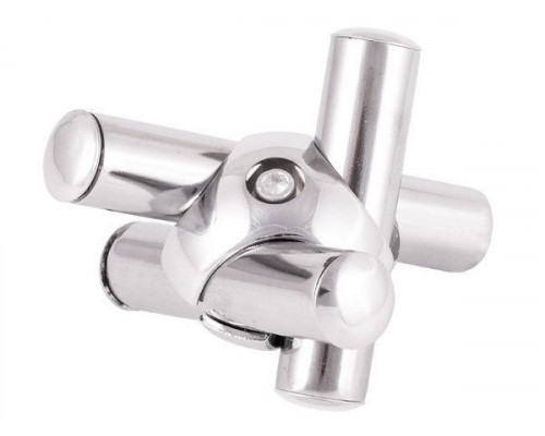 Z-JOK-chr-001SX Зажим для 3-х труб левый