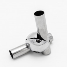 Z-JOK-chr-031SX Зажим для 2-х труб левый