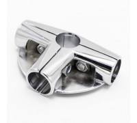 Z-UNO-chr-09 Зажим для труб в 5-ти напр. с 2 полками