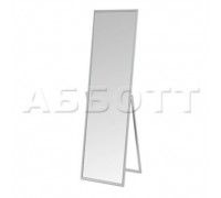 STAM-05 (белый матовый) Зеркало напольное, зеркальное полотно 360х1490Hмм, рама белый матовый