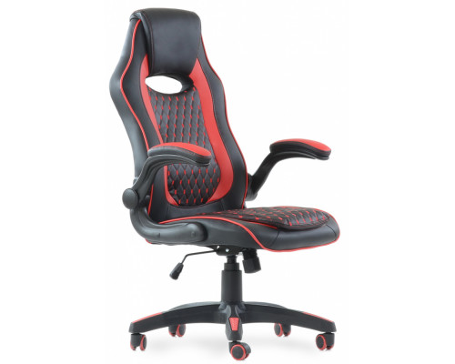 Кресло К-37 черно-красное