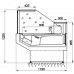 Холодильная витрина Ариада Гамбург ВС58-2500 встроенный холод