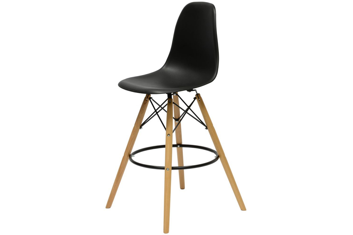 черный барный стул eames