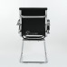 Кресло Barneo K-113 черная кожа на полозьях