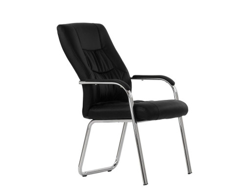 Кресло Barneo K-15 для посетителей и переговорных черный