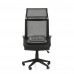 Кресло Barneo K-519 черная ткань, черная сетка, газлифт 3кл