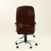 Кресло Barneo K-9950 коричневая глянцевая кожа, газлифт 3кл