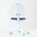 Кресло Форум детское белый пластик ткань джинссинее без подлокотников ALN