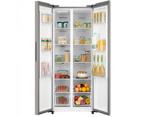 Холодильник Side-by-side цвета нержавеющая сталь Бирюса SBS 460 I