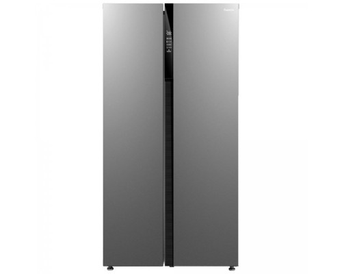 Холодильник Side-by-side с дисплеем на двери цвета нержавеющая сталь Бирюса SBS 587 I