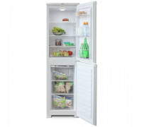Узкий двухкамерный холодильник с нижней морозильной камерой Бирюса 120
