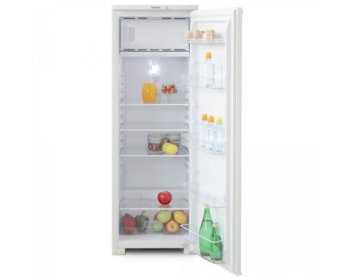 Узкий однокамерный холодильник с морозильным отделением Бирюса 107