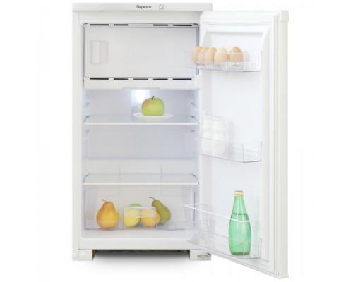 Узкий однокамерный холодильник с морозильным отделением Бирюса 108