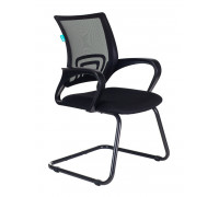 Кресло Бюрократ CH-695N-AV черный TW-01 сиденье черный TW-11 сетка/ткань полозья металл черный