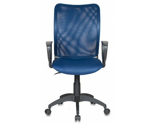 Кресло Бюрократ CH-599AXSN темно-синий TW-05N сиденье темно-синий TW-10N крестовина пластик