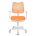 Кресло детское Бюрократ Ch-W797 оранжевый сиденье оранжевый TW-96-1 сетка/ткань крестовина пластик пластик белый