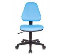 Кресло детское Бюрократ KD-4 голубой TW-55 крестовина пластик