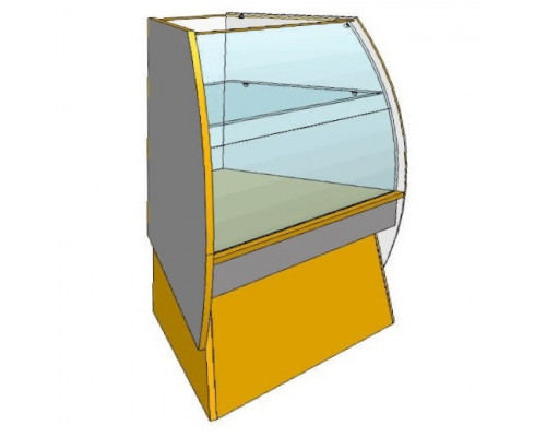 Прилавок остекленный Прометей угол наружный