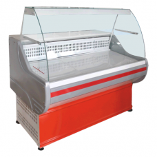 Среднетемпературная холодильная витрина  Иней 4МП прямое стекло 1800х830х1200 мм