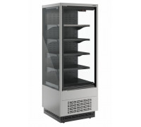 Холодильная горка универсальная Carboma FC20-07 VV 0,7-1 Standart фронт X1 версия 2.0 (9006-9005)