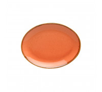 Тарелка овальная Porland 240 мм оранжевая