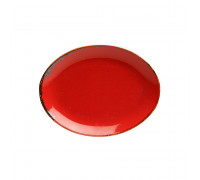 Тарелка овальная Porland 180 мм красная