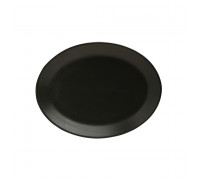 Тарелка овальная Porland 180 мм черная