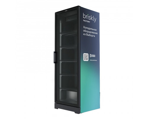 Холодильный шкаф c безрамочной дверью Briskly Smart 7 Premium (RAL 7024)