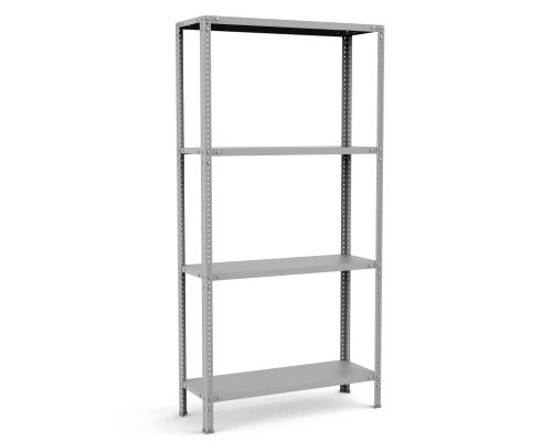 Архивный стеллаж серии СТ 2500х1000х600, 4 полки 40