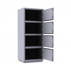 Шкаф металлический четырехячеечный