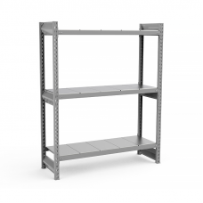 Стеллаж грузовой СГР оцинкованный 1500х900х800 3 яруса