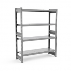Стеллаж грузовой СГР оцинкованный 2000х900х500 4 яруса
