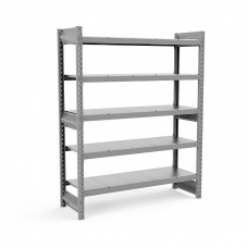 Стеллаж грузовой СГР оцинкованный 2500х1800х600 5 ярусов