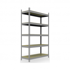 Стеллаж среднегрузовой СГФ 2500х1800х600 мм, 5 полок