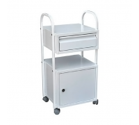 Тумба прикроватная с выдвижными ящиками на металлокаркасе