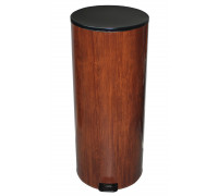 Урна с педалью 50 литров вишня