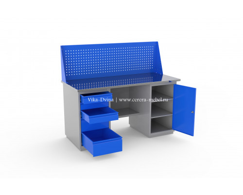 Верстак двухтумбовый ВС-1600/Т1/Т2 №612