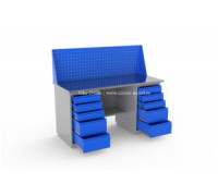 Верстак двухтумбовый ВС-1600/Т2/Т2 №622