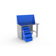 Верстак однотумбовый ВС-1600/Т2/0 №620