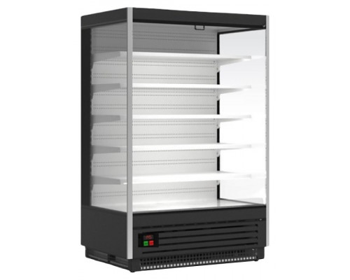 Горка холодильная Cryspi SOLO L9 1250 ББ (без боковин и выпаривателя, Ral 3002/ 9016)