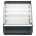 Горка холодильная Cryspi SOLO SML 1250 Д LED (с боковинами, с выпаривателем, 9005 черная)