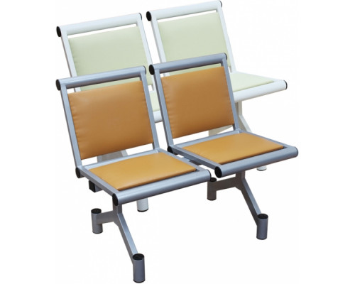 Секция стульев двухместная мягкая Э-212-М