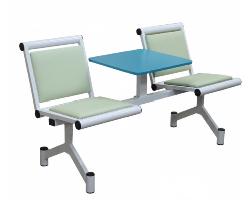 Секция стульев со столиком мягкая Э-212-СМ
