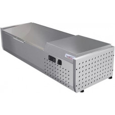 Витрина настольная холодильная FINIST ToppingBox НХВкр-4, с крышкой