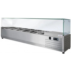 Витрина настольная холодильная FINIST ToppingBox НХВсп-3, с прямоугольным стеклом