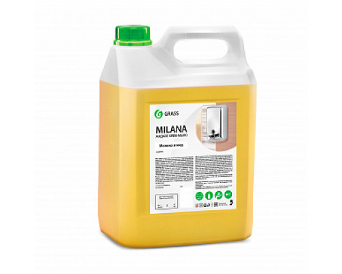 Жидкое крем-мыло увлажняющее Milana молоко и мед (канистра 5 кг)