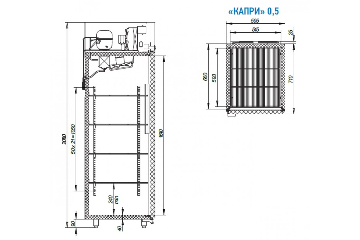 Шкаф холодильный марихолодмаш капри 0 5ск