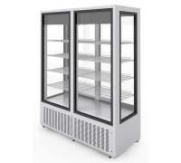 Шкаф холодильный Эльтон 1,5 С купе четырехсторонее остекление