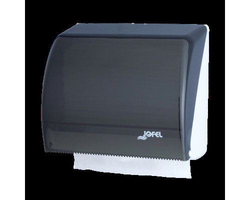 Диспенсер Jofel Azur универсальный для листовых полотенец Z-сложения (400 шт) или рулонных полотенец (1 рулон) AH46000